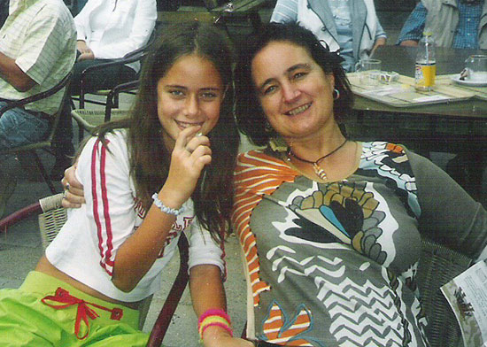 Nina en haar moeder