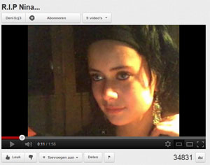 filmpje over Nina op Youtube